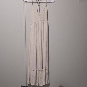 Madden Girl Textured Cream Dress